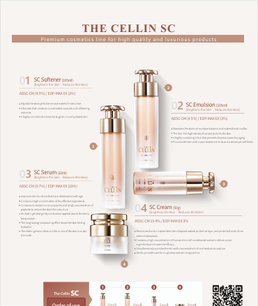 The CELLIN SC 3-Piece Set (Softener + Emulsion + Cream, Dual-Functional Skincare)