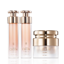 The CELLIN SC 3-Piece Set (Softener + Emulsion + Cream, Dual-Functional Skincare)